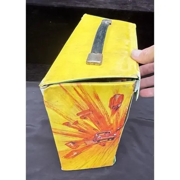 Vintage 1970’s Motorific Race Rally slot Car Carrying Case Slotless Cars